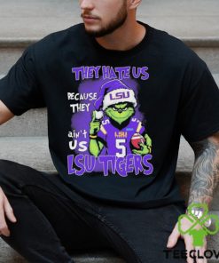 Santa Grinch LSU Tigers Christmas They Hate Us Because Ain’t Us Shirt