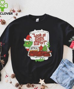 Santa Grinch Look At This Mfer Christmas Shirt