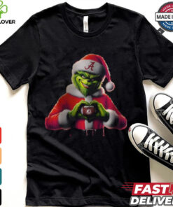 Santa Grinch Love Alabama Football Shirt 1 Santa Grinch Love Alabama Football Shirt
