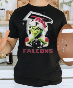 Santa Grinch Love Atlanta Falcons Christmas Shirt