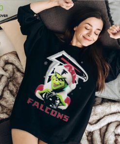 Santa Grinch Love Atlanta Falcons Christmas Shirt