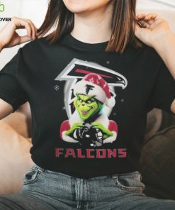 Santa Grinch Love Atlanta Falcons Christmas Shirt