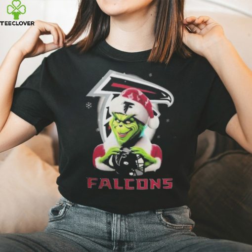 Santa Grinch Love Atlanta Falcons Christmas Shirt