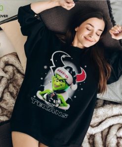 Santa Grinch Love Houston Texans Christmas Shirt