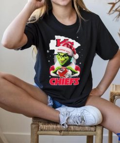 Santa Grinch Love Kansas City Chiefs Christmas Shirt