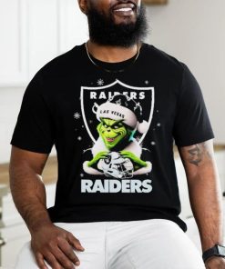 Santa Grinch Love Las Vegas Raiders Christmas Shirt