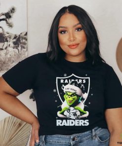Santa Grinch Love Las Vegas Raiders Christmas Shirt