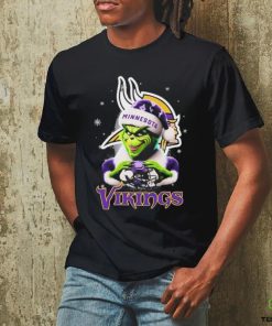 Santa Grinch Love Minnesota Vikings Christmas Shirt