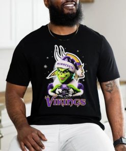 Santa Grinch Love Minnesota Vikings Christmas Shirt