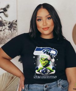 Santa Grinch Love Seattle Seahawks Christmas Shirt