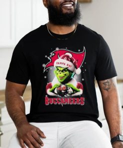 Santa Grinch Love Tampa Bay Buccaneers Christmas Shirt