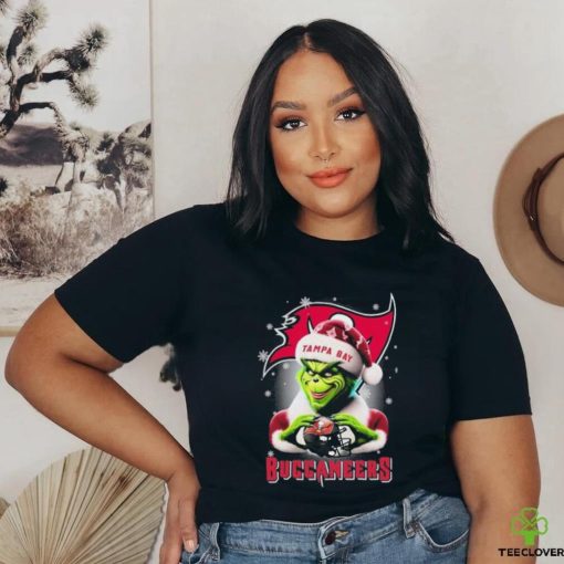 Santa Grinch Love Tampa Bay Buccaneers Christmas Shirt