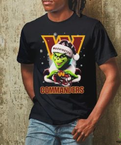 Santa Grinch Love Washington Commanders Christmas Shirt