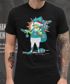 Santa Grinch Miami Dolphins Gift Christmas 2023 Shirt