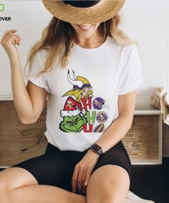 Santa Grinch Minnesota Vikings Hohoho Christmas T Shirt