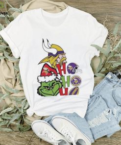 Santa Grinch Minnesota Vikings Hohoho Christmas T Shirt