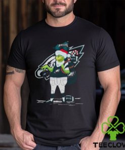Santa Grinch NFL Philadelphia Eagles T Shirt