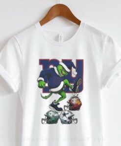 Santa Grinch New York Giants Stomp On NFL Teams Christmas 2024 T hoodie, sweater, longsleeve, shirt v-neck, t-shirt