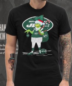 Santa Grinch New York Jets Gift Christmas 2023 Shirt