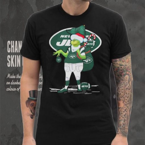 Santa Grinch New York Jets Gift Christmas 2023 Shirt