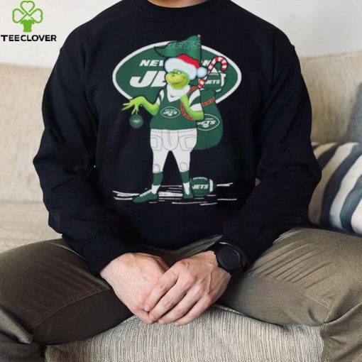 Santa Grinch New York Jets Gift Christmas 2023 Shirt