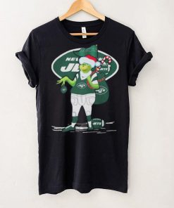 Santa Grinch New York Jets Gift Christmas 2023 Shirt