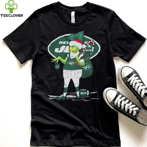 Santa Grinch New York Jets Gift Christmas 2023 Shirt