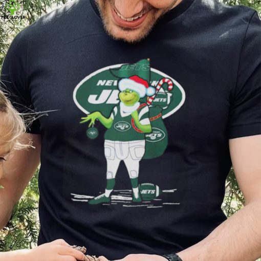 Santa Grinch New York Jets Gift Christmas 2023 Shirt