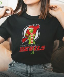Santa Grinch Nhl New Jersey Devils Christmas Shirt