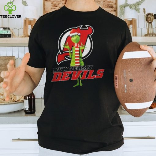 Santa Grinch Nhl New Jersey Devils Christmas Shirt