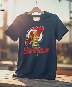 Santa Grinch Nhl New Jersey Devils Christmas Shirt