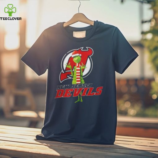 Santa Grinch Nhl New Jersey Devils Christmas Shirt