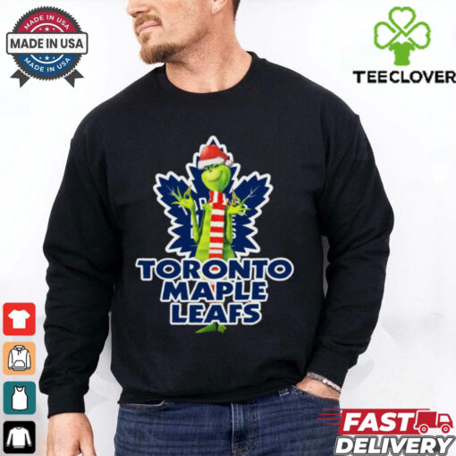 Santa Grinch Nhl Toronto Maple Leafs Christmas shirt