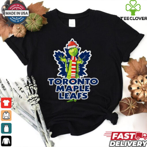 Santa Grinch Nhl Toronto Maple Leafs Christmas shirt