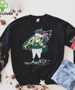 Santa Grinch Philadelphia Eagles Gift Christmas 2023 Shirt