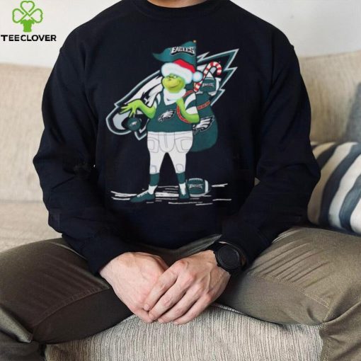 Santa Grinch Philadelphia Eagles Gift Christmas 2023 Shirt