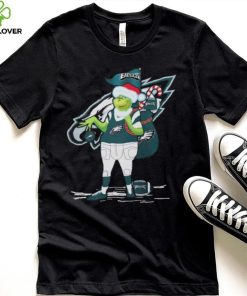 Santa Grinch Philadelphia Eagles Gift Christmas 2023 Shirt