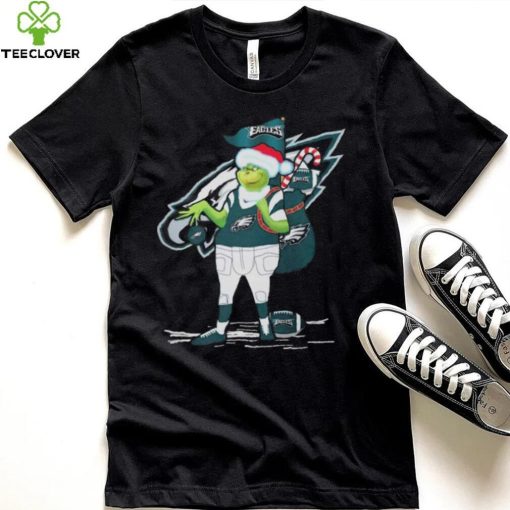 Santa Grinch Philadelphia Eagles Gift Christmas 2023 Shirt