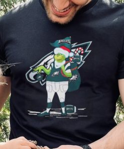 Santa Grinch Philadelphia Eagles Gift Christmas 2023 Shirt