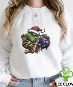Santa Grinch Pittsburgh Steelers shoot Baltimore Ravens shirt