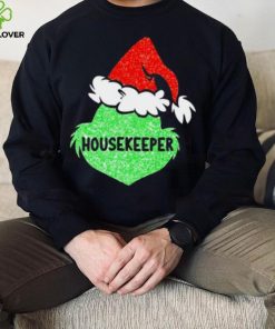 Santa Grinch Silhouette Housekeeper Christmas Shirt