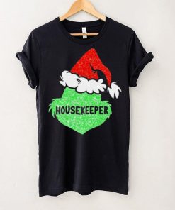 Santa Grinch Silhouette Housekeeper Christmas Shirt