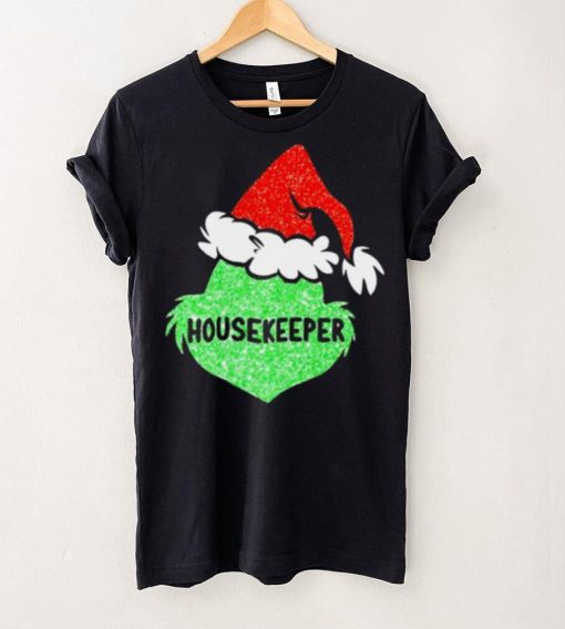 Santa Grinch Silhouette Housekeeper Christmas Shirt