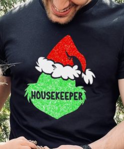Santa Grinch Silhouette Housekeeper Christmas Shirt