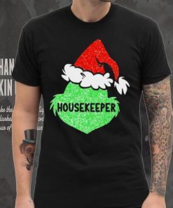 Santa Grinch Silhouette Housekeeper Christmas Shirt