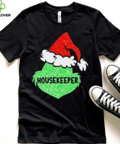 Santa Grinch Silhouette Housekeeper Christmas Shirt