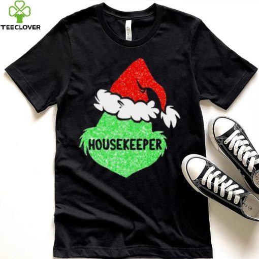 Santa Grinch Silhouette Housekeeper Christmas Shirt