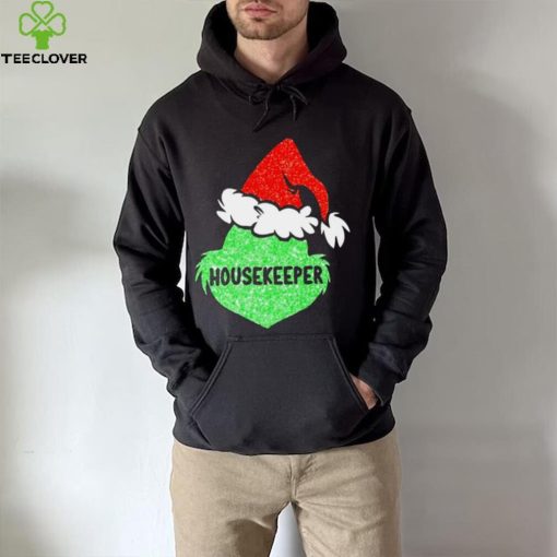 Santa Grinch Silhouette Housekeeper Christmas Shirt