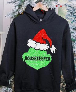Santa Grinch Silhouette Housekeeper Christmas Shirt