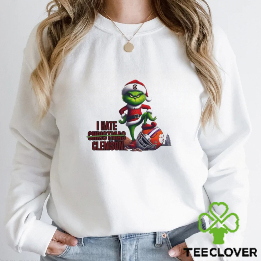 Santa Grinch South Carolina Gamecocks I Hate Christmas Clemson 2023 Shirt Santa Grinch South Carolina Gamecocks I Hate Christmas Clemson 2023 Shirt